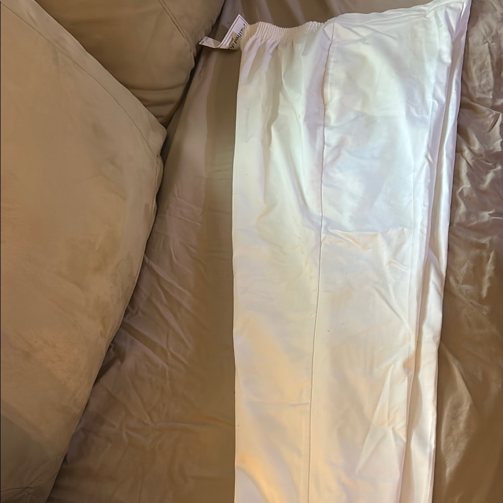 Alfred Dunner White Proportioned Medium Pants